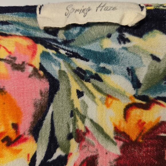 Spring Haze Small  Blue Women's Short Sleeves Hi Low Sun Dress Miss Size 4 6 S - Picture 4 of 7